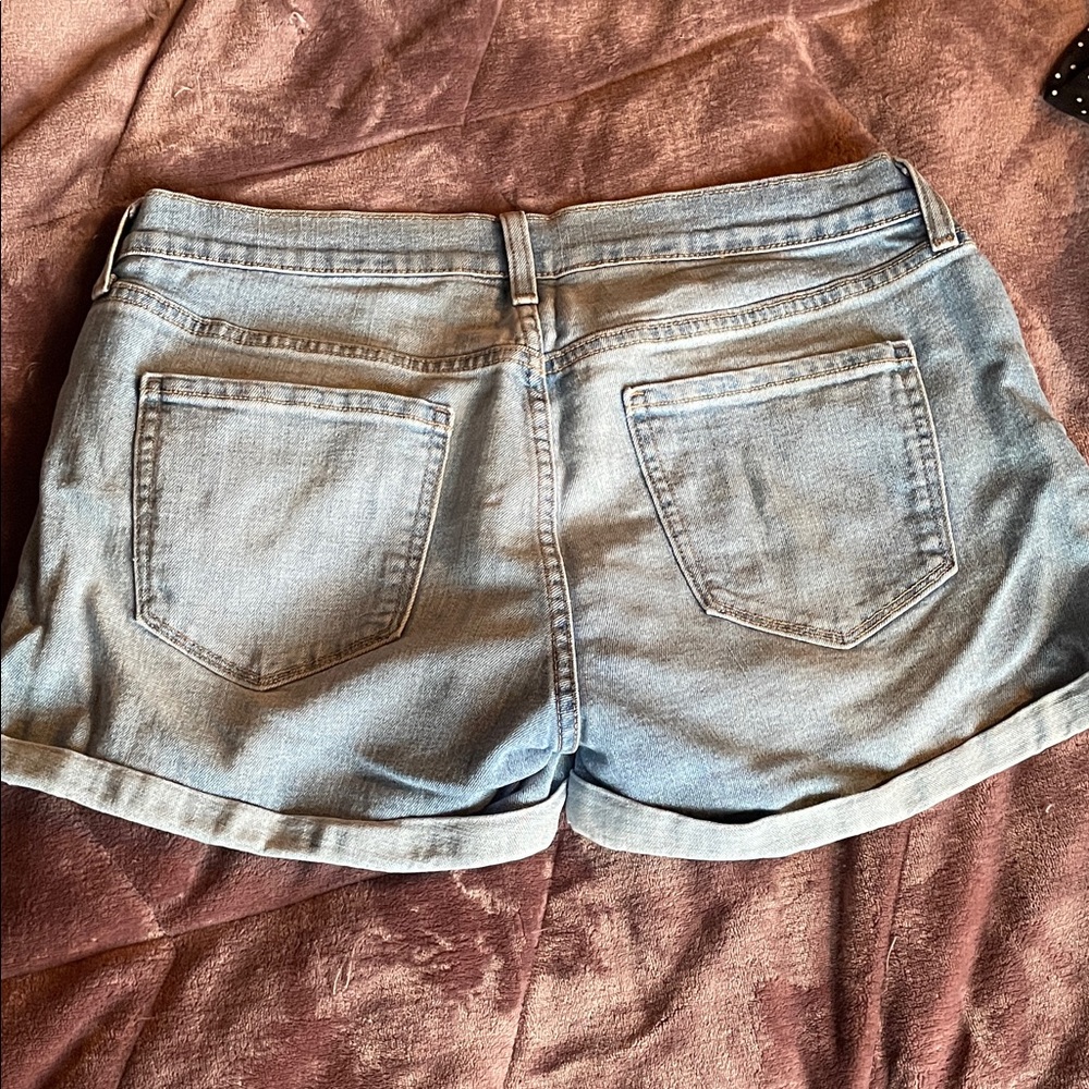 Old Navy Light Blue Jean Shorts - Picture 3 of 3